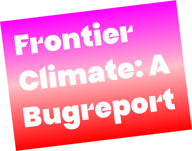 [Bugreport] to Frontier Climate